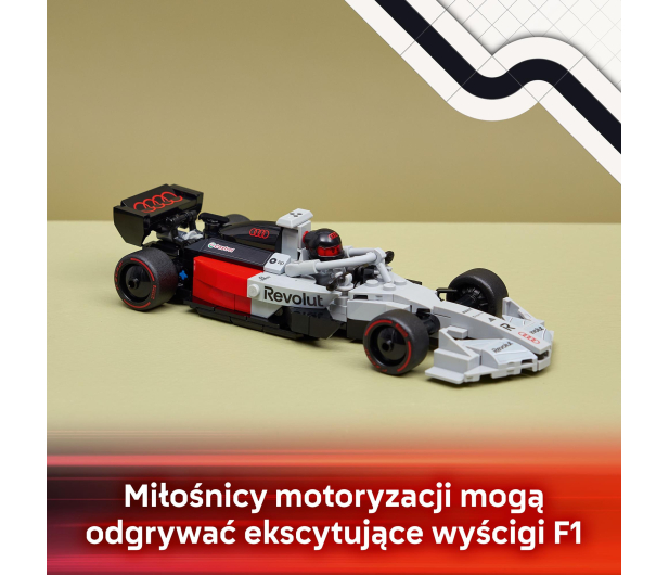 LEGO SPEED CHAMPIONS 77259 Bolid Audi Revolut F1® Team R26 - 1488844 - zdjęcie 5